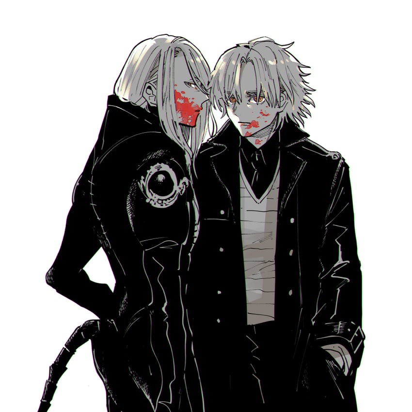tezcatlipoca and daybit sem void (fate and 1 more) drawn by nobicco