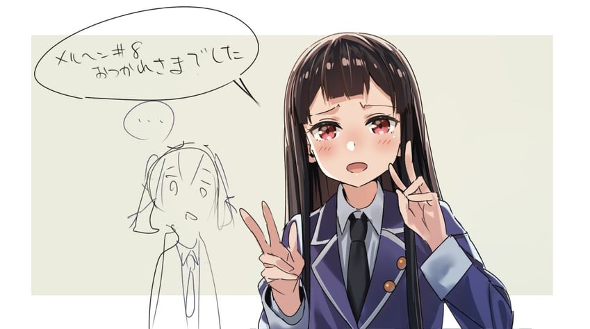kagimura hazuki and tsuchimikado shizuka (maerchen maedchen) drawn by kerorira