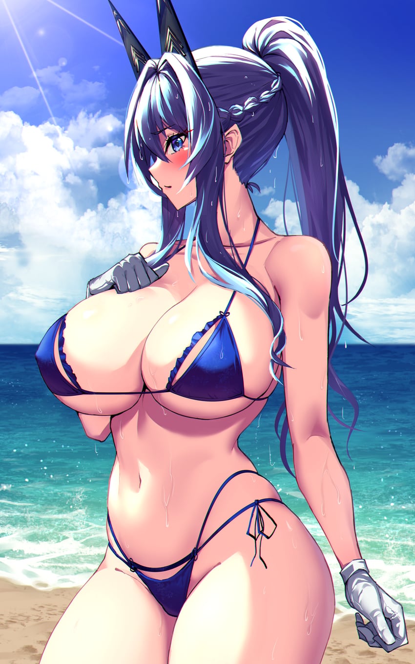 helm (goddess of victory: nikke) drawn by samael_(5211)