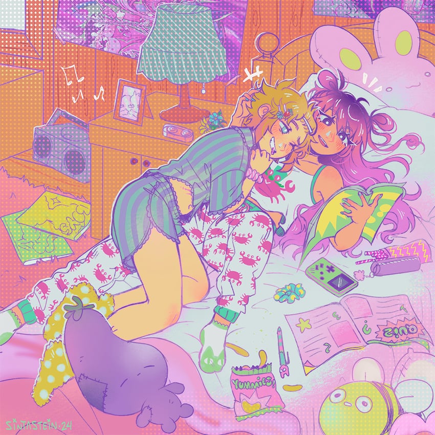basil, aubrey, mewo, mr. plantegg, and spelling bee (omori) drawn by sintastein