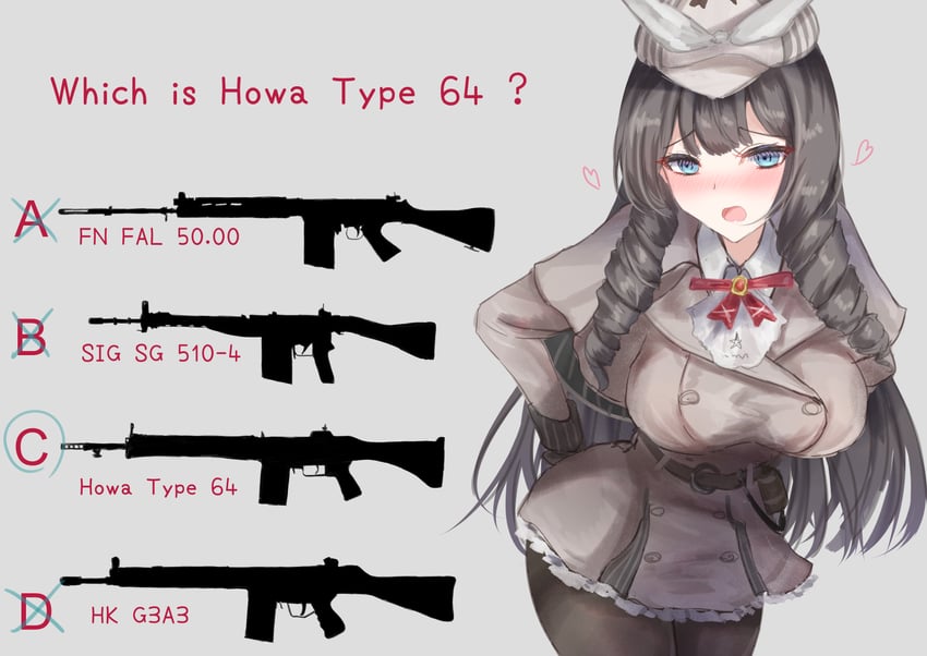 howa type 64 (girls' frontline) drawn by martinreaction