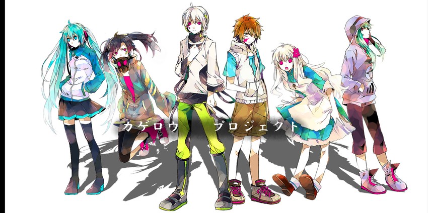 kozakura marry, kido tsubomi, ene, konoha, amamiya hibiya, and 1 more (kagerou project and 6 more) drawn by wonoco0916