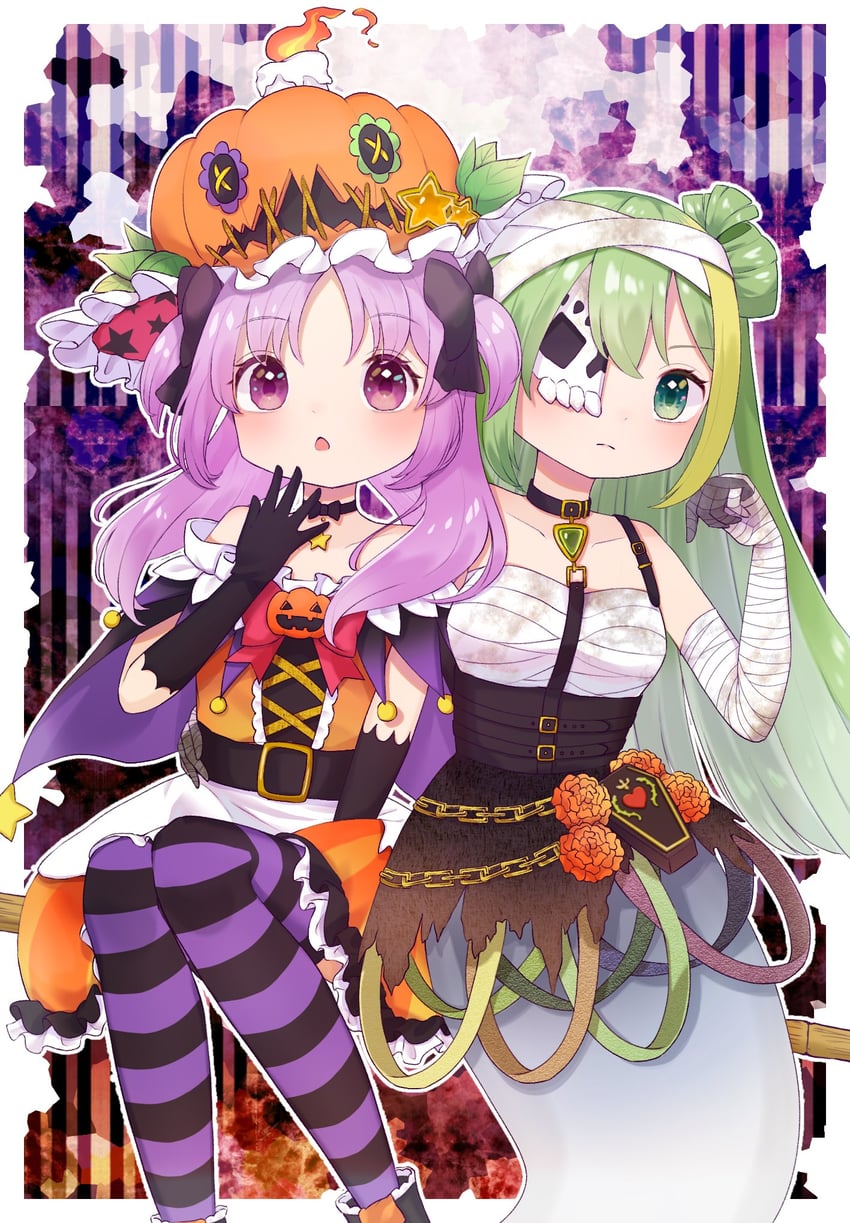 alina gray and misono karin (mahou shoujo madoka magica and 1 more) drawn by piko_pinapi