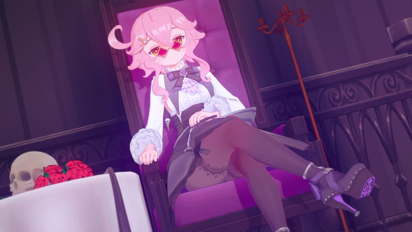 vivian banshee and dori (genshin impact and 2 more)