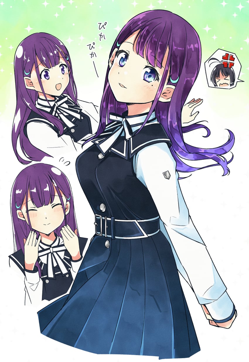 yagami toa and ichinose hotaru (22/7) drawn by trefle_r