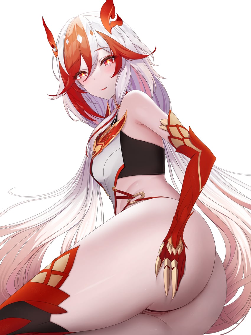 fu hua (honkai and 1 more) drawn by kallen_majnun
