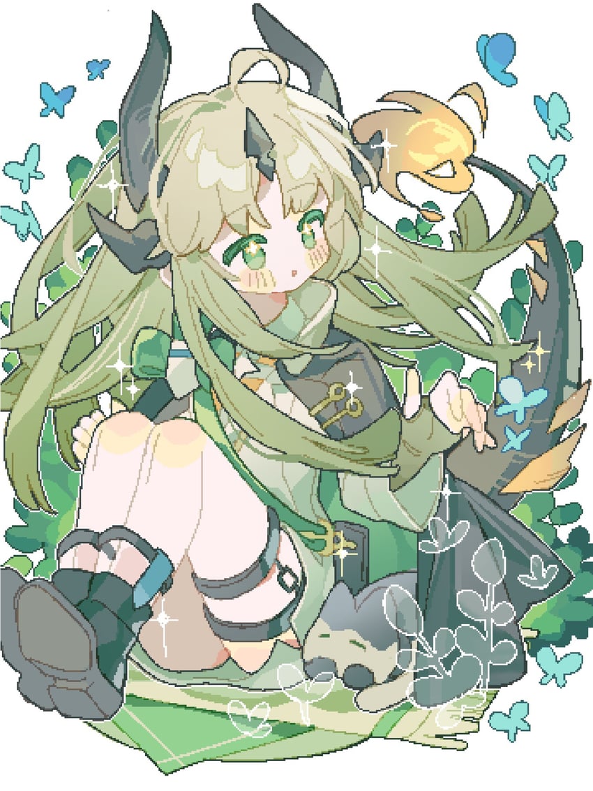 reed (arknights and 1 more) drawn by saucer_(saucer752)
