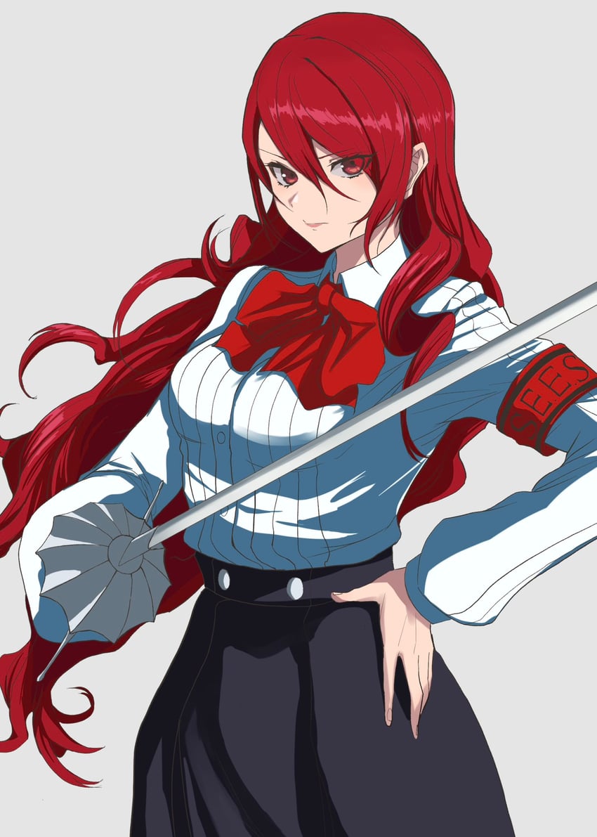 kirijou mitsuru (persona and 1 more) drawn by s-m-53413