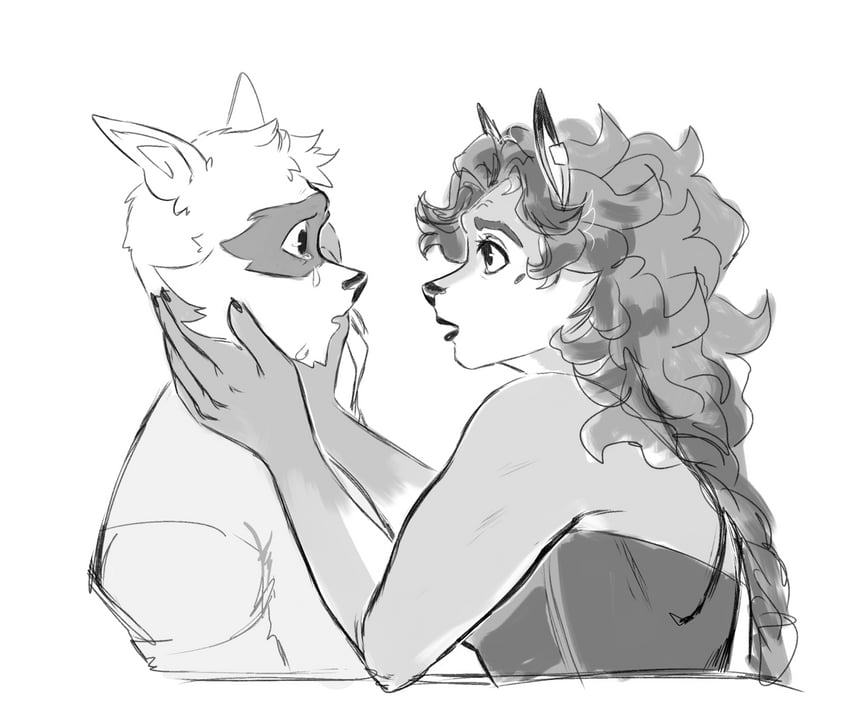 sly cooper and carmelita fox (sly cooper) drawn by katiewilliams