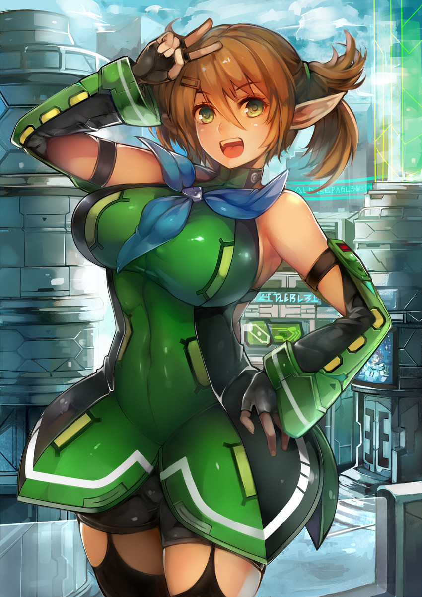 patty (phantasy star and 1 more) drawn by harusame-r