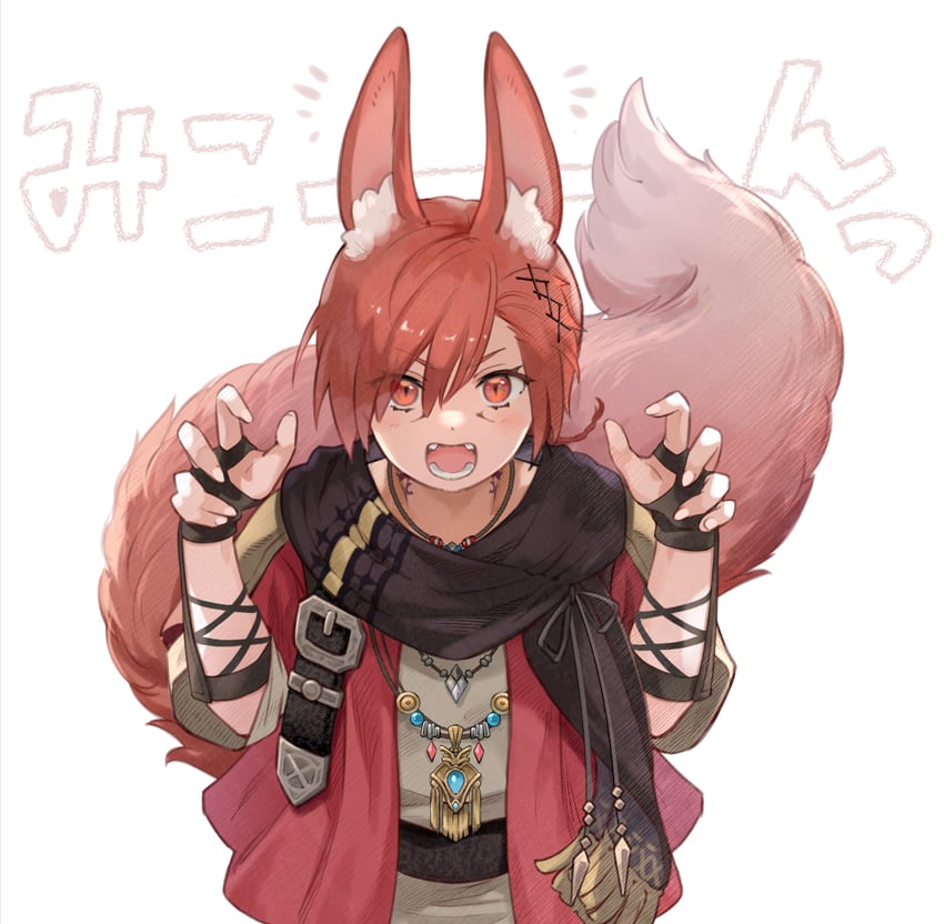 g'raha tia (final fantasy and 1 more) drawn by babape