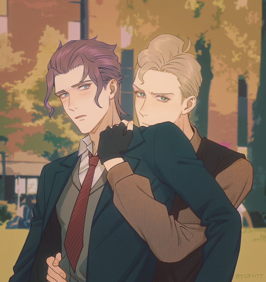 barok van zieks and herlock sholmes (ace attorney and 1 more) drawn by kaze_(yznyttdgs)