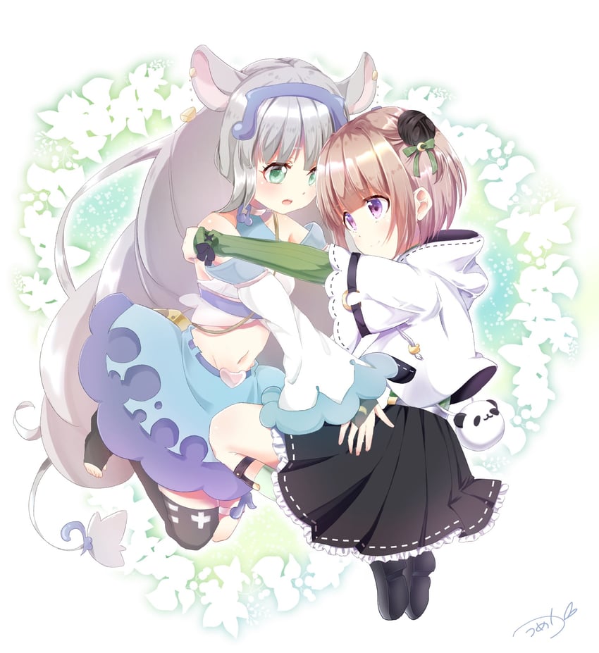 tsukinowa noa and hatsuka chiyu (harvest moon) drawn by mearian