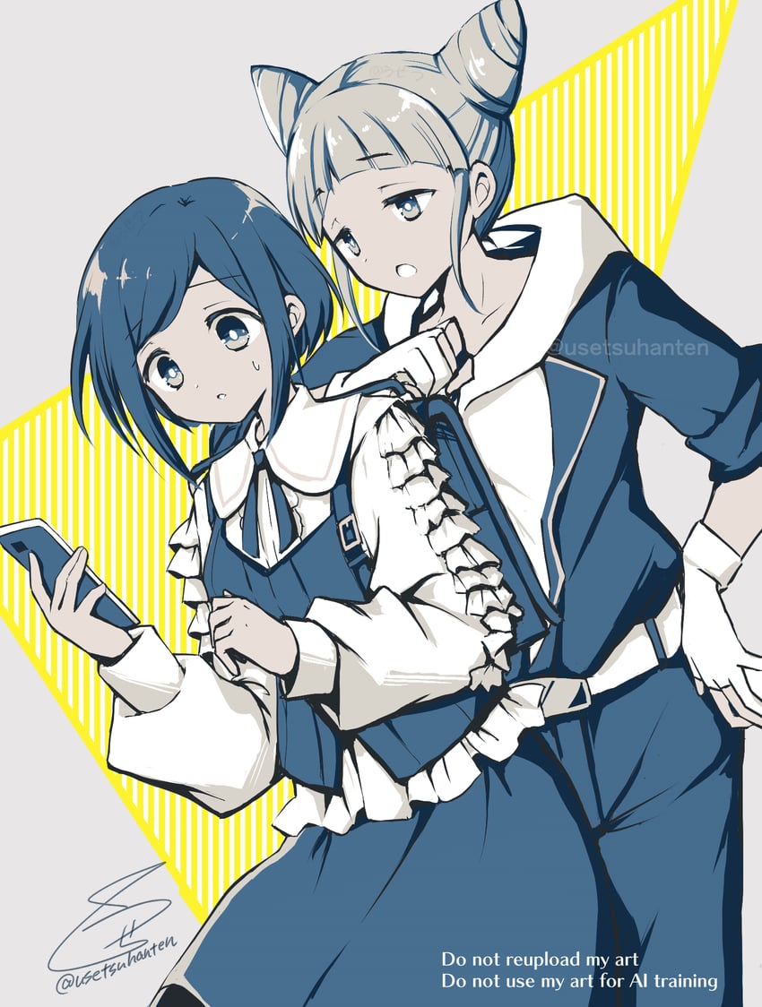 fukurai azami and jasmine (toshi densetsu kaitai center) drawn by usetsusakon2