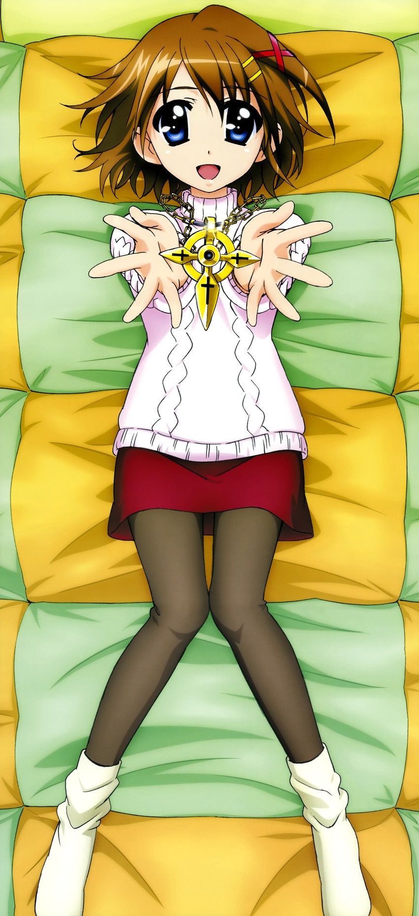 yagami hayate and schwertkreuz (lyrical nanoha and 4 more) drawn by hashimoto_takayoshi
