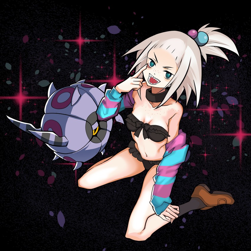 roxie and whirlipede (pokemon and 1 more) drawn by yeehengyeo