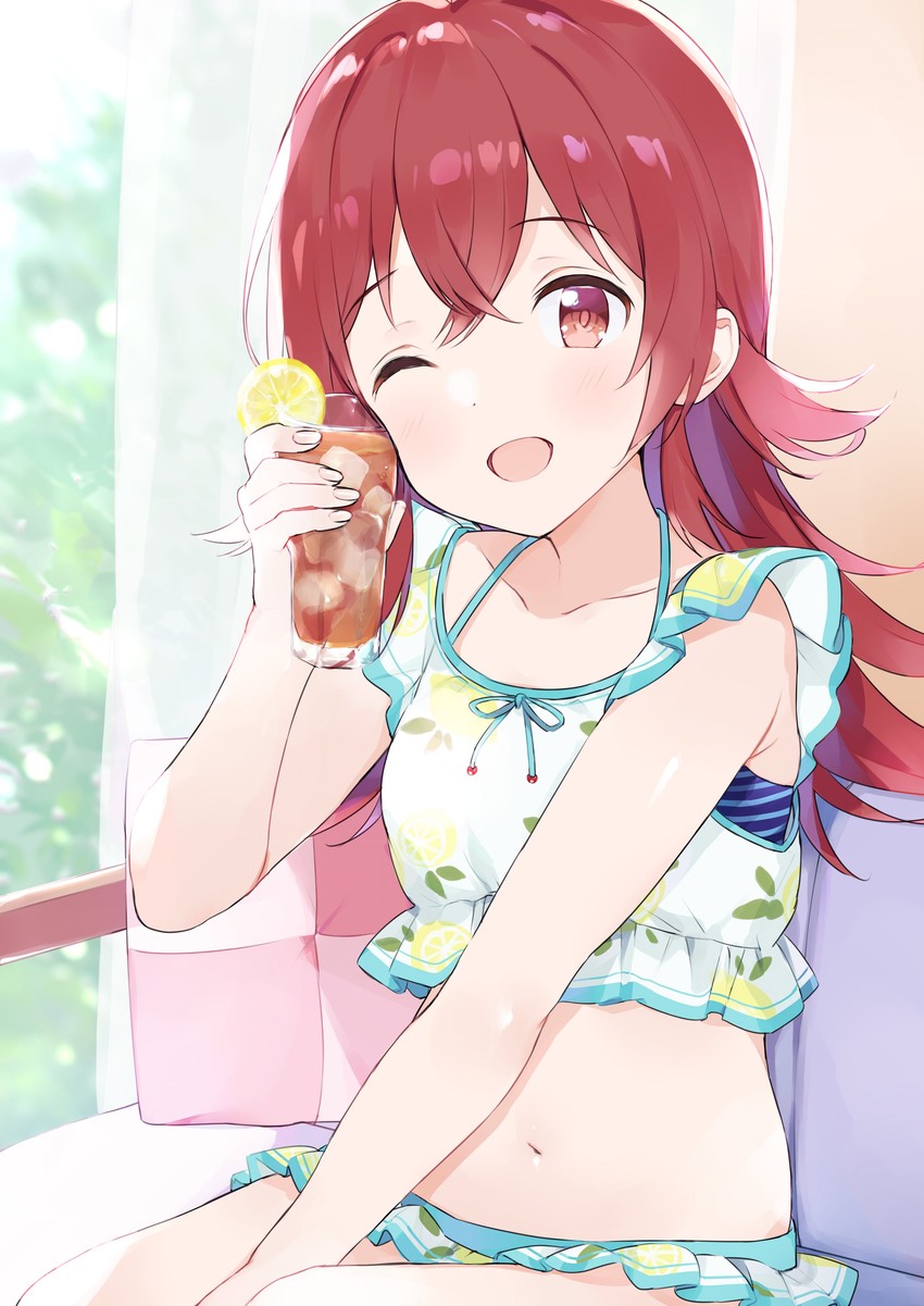 komiya kaho (idolmaster and 1 more) drawn by monon_tulle