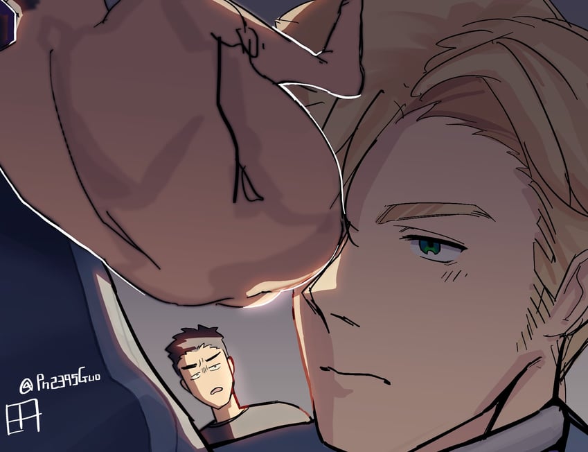 ao isami and lewis smith (yuuki bakuhatsu bang bravern) drawn by 95_guo
