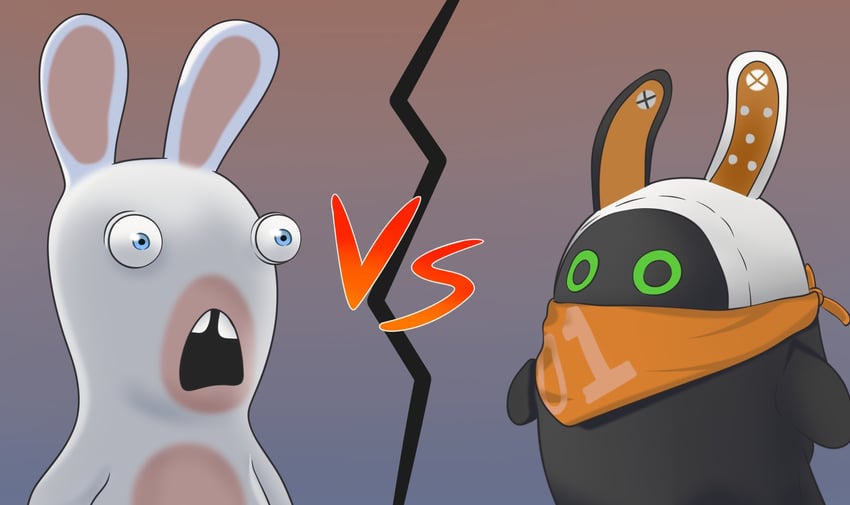 eous and rabbid (zenless zone zero and 1 more) drawn by yuga_pratama