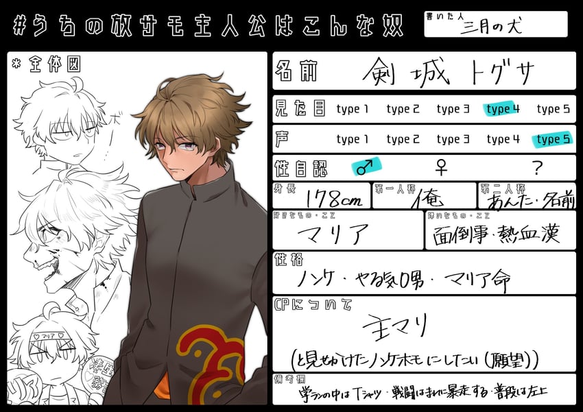 protagonist 4 (tokyo afterschool summoners) drawn by sangatsu_no_inu