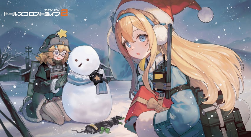suomi, wkp, and littara (girls' frontline and 1 more)