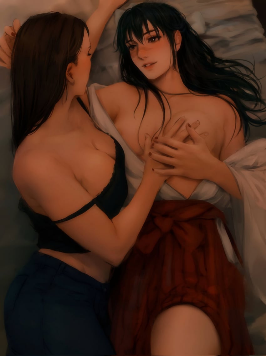 ieiri shoko and iori utahime (jujutsu kaisen) drawn by dio_saurr