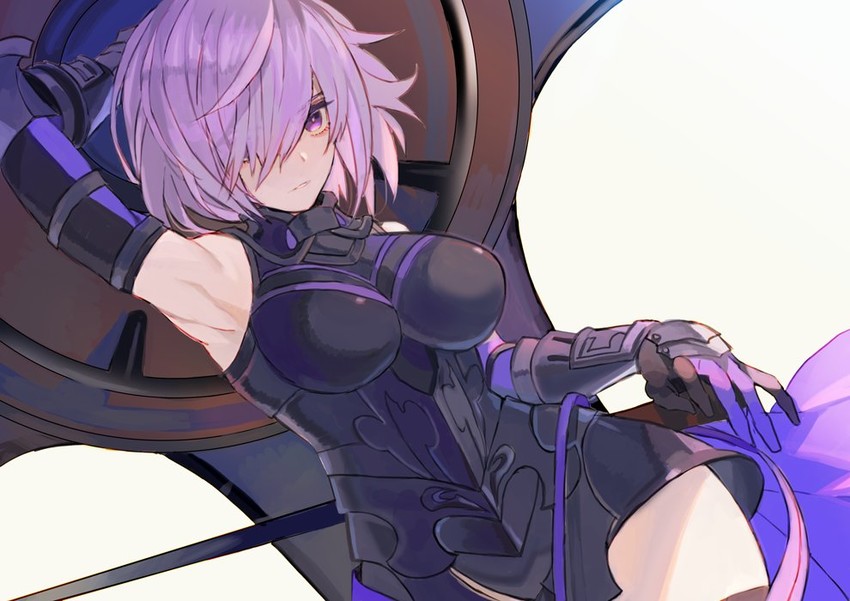 mash kyrielight (fate and 1 more) drawn by kibadori_rue