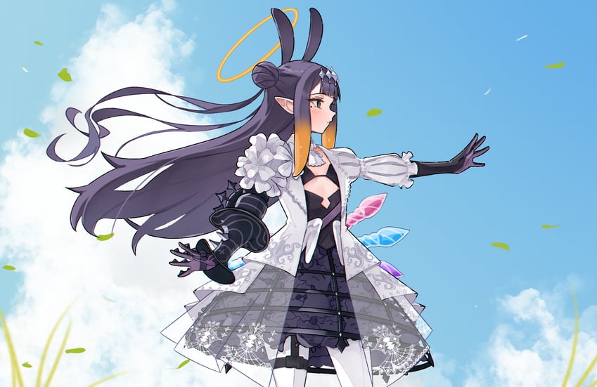 ninomae ina'nis and takodachi (hololive and 1 more) drawn by magui3