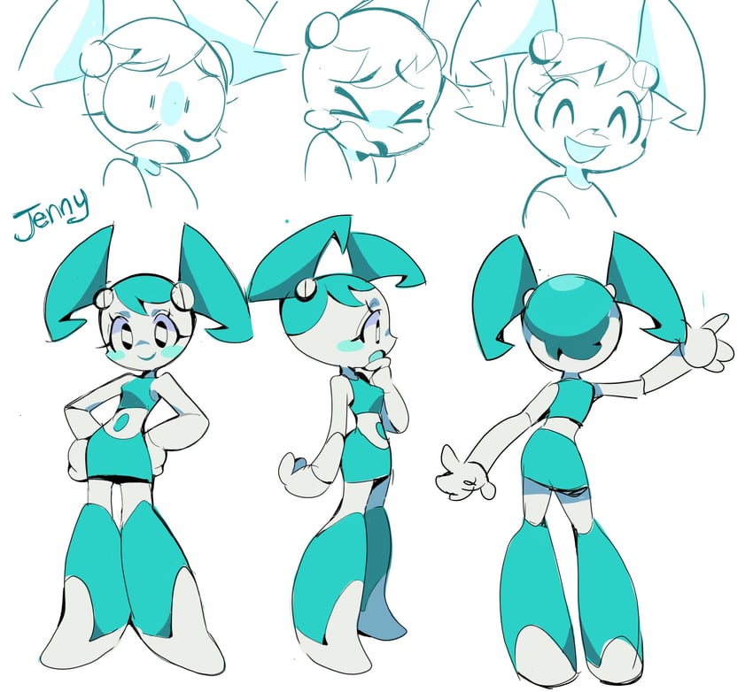 jenny wakeman (my life as a teenage robot) drawn by yen0028