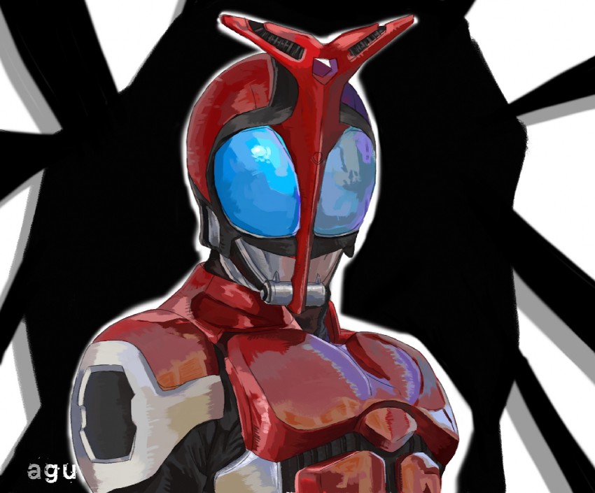 kamen rider kabuto (kamen rider and 1 more) drawn by agu_agu