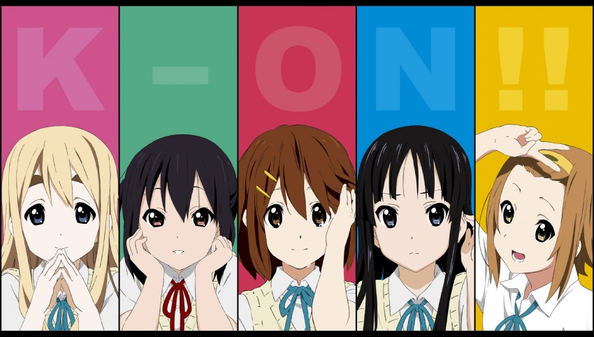 akiyama mio, nakano azusa, hirasawa yui, tainaka ritsu, and kotobuki tsumugi (k-on!) drawn by jeki