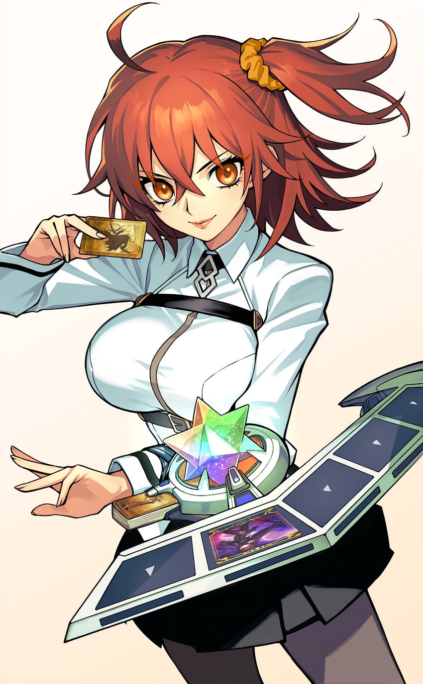 fujimaru ritsuka and scathach (fate and 2 more) drawn by dynamitenatalia