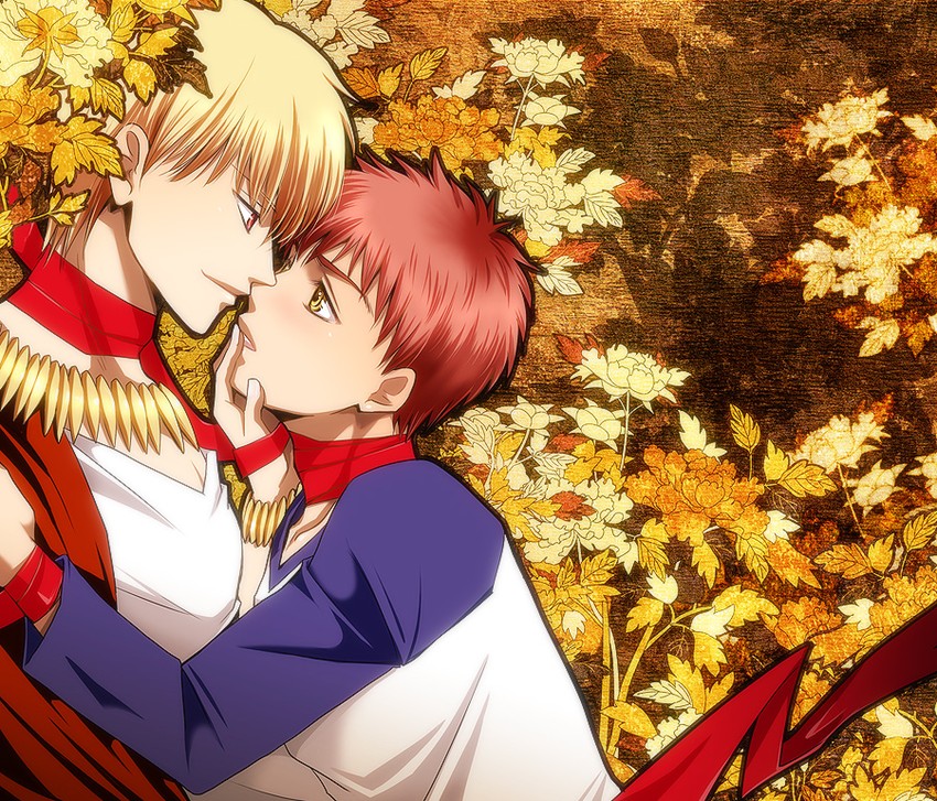 gilgamesh and emiya shirou (fate and 2 more) drawn by setta_(tokinon)