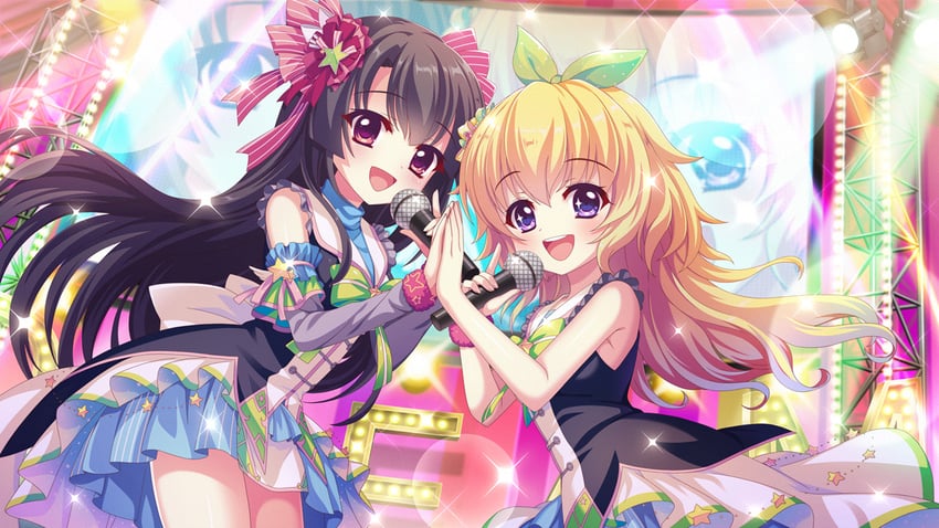 hasegawa mii and ichikishima mizuha (re:stage!) drawn by izumi_tsubasu