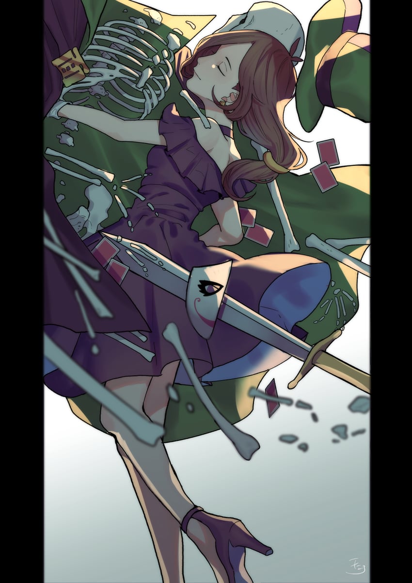 trucy wright and manov mistree (ace attorney and 2 more) drawn by fusenaga_kootaro