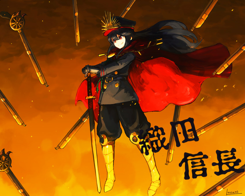 oda nobunaga (fate and 1 more) drawn by lansane