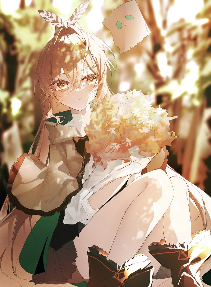 nanashi mumei and friend (hololive and 1 more) drawn by ummwa