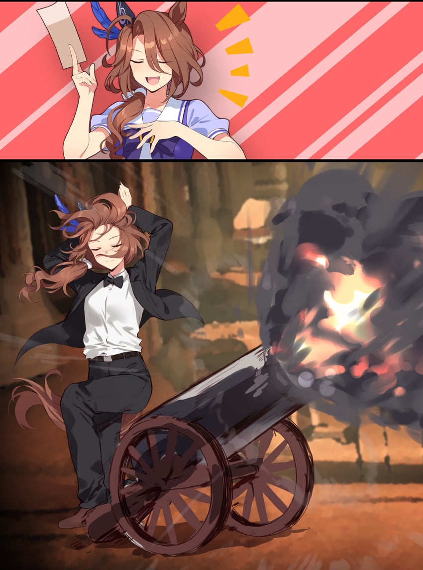 sounds of earth (umamusume) drawn by motsunabe_(mo2nap3)