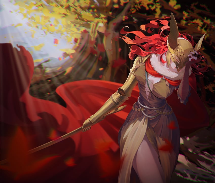 malenia blade of miquella (elden ring) drawn by zi_xuan