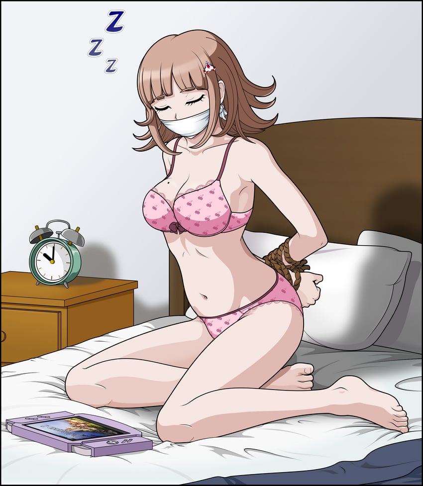 nanami chiaki (danganronpa and 2 more) drawn by just_some_guy