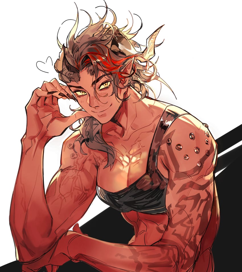 karlach (dungeons & dragons and 2 more) drawn by bskibskib