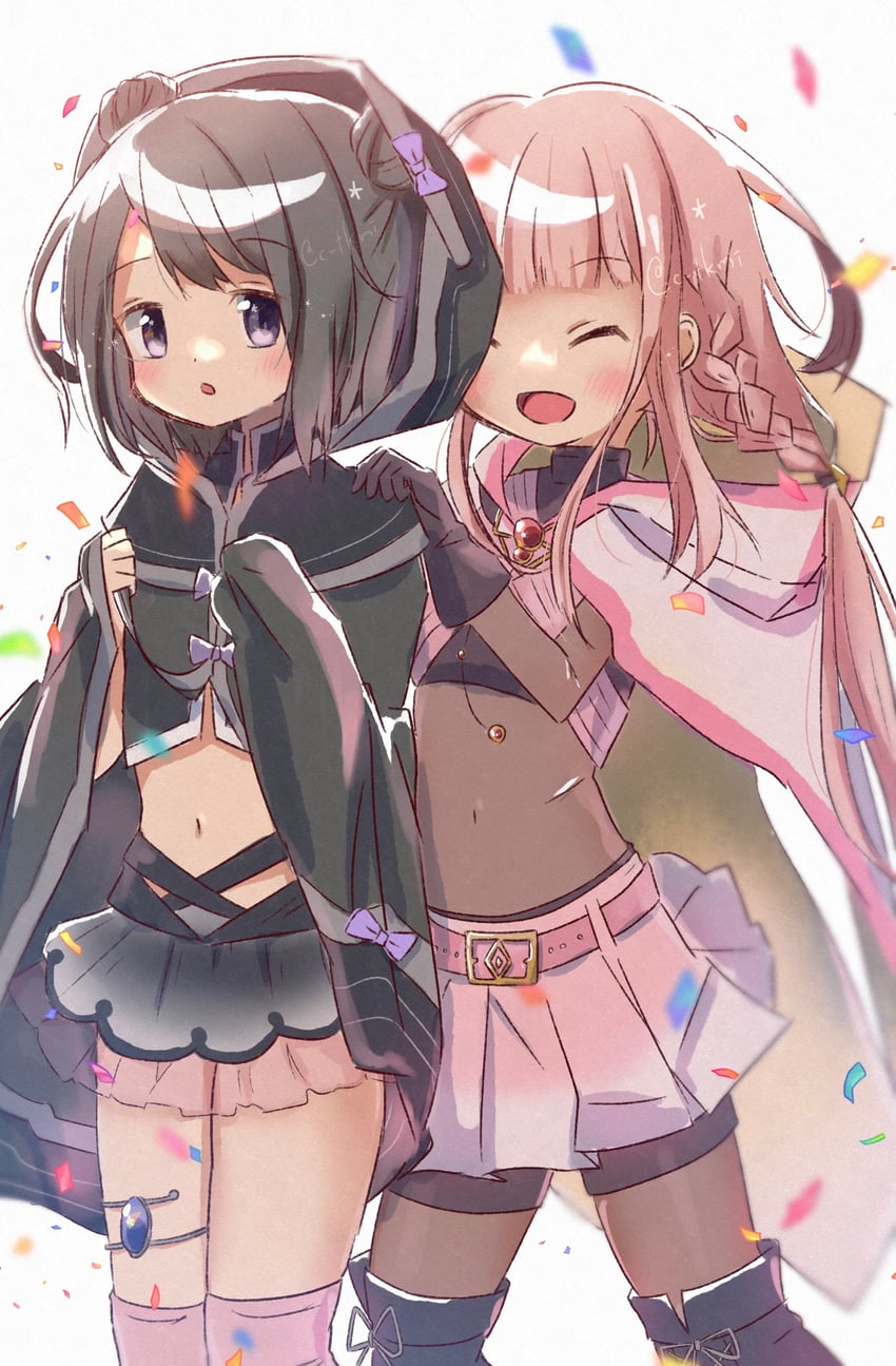 tamaki iroha and kuroe (mahou shoujo madoka magica and 1 more) drawn by chokokuro