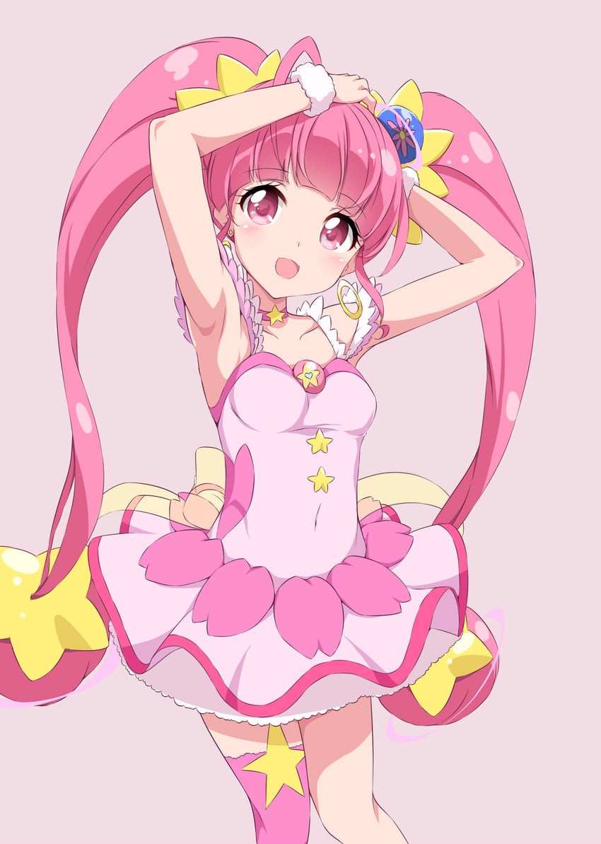 hoshina hikaru and cure star (precure and 1 more) drawn by izuna_masaru