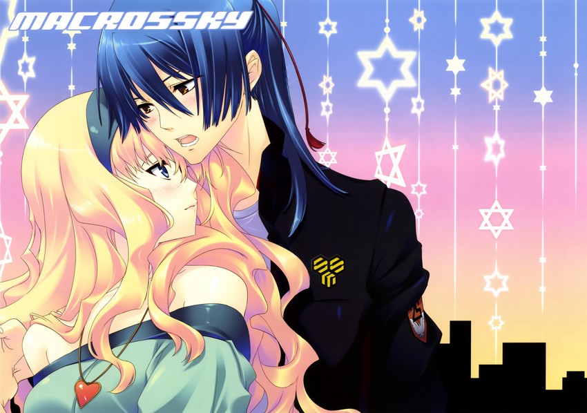 sheryl nome and saotome alto (macross and 1 more) drawn by macrossky and miyata_souji