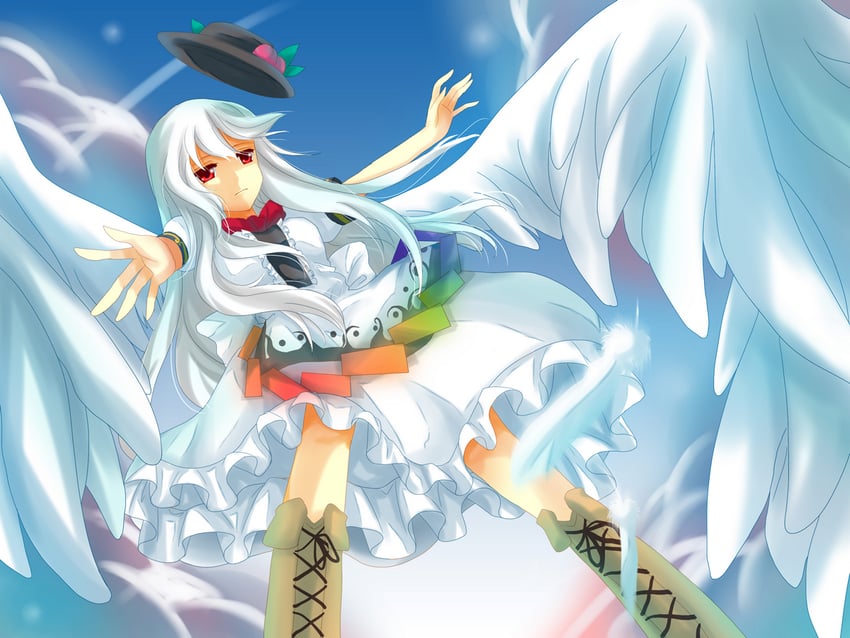 hinanawi tenshi and g-tenko-r (touhou and 1 more) drawn by sheeg