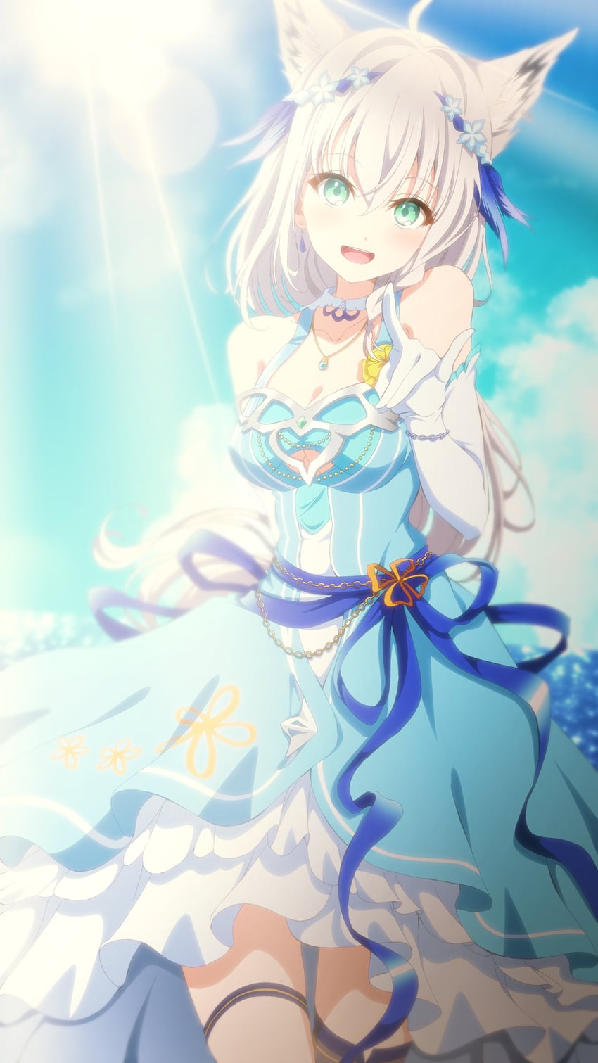 shirakami fubuki (hololive and 1 more) drawn by shimada_(odddddd64)
