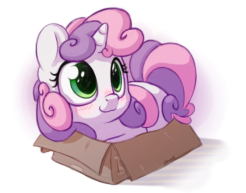 sweetie belle (my little pony and 1 more) drawn by bobdude0