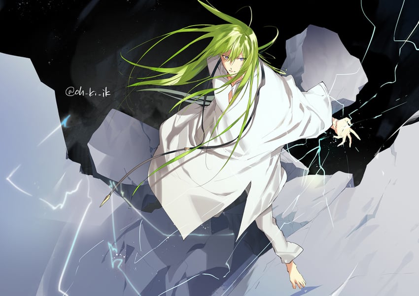 enkidu and kingu (fate and 1 more) drawn by okii_(oh_ki_ik)