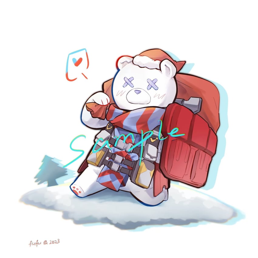 gibraltar and brudda bear gibraltar (apex legends) drawn by jianye