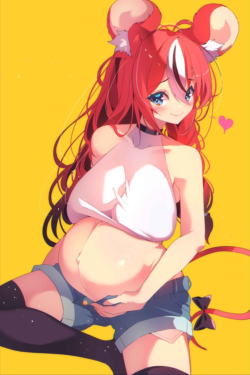 hakos baelz (hololive and 1 more) drawn by the0neulost